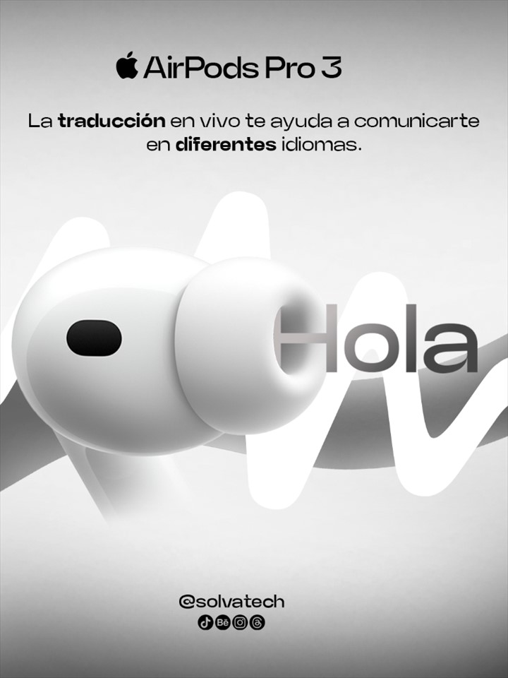 Pieza de SolvaTech sobre la traducción en vivo de AirPods Pro 3