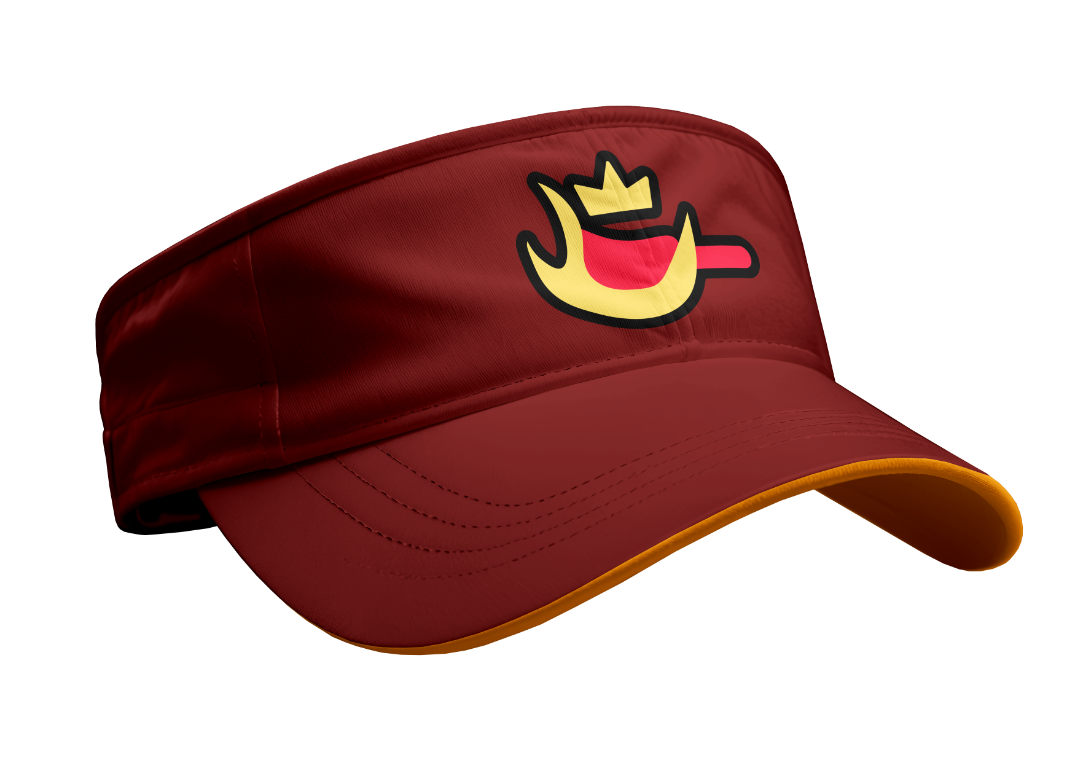 Gorra roja con el símbolo de fuego de Wok De Fuego